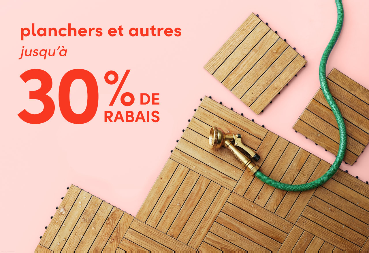 planchers et autres en solde