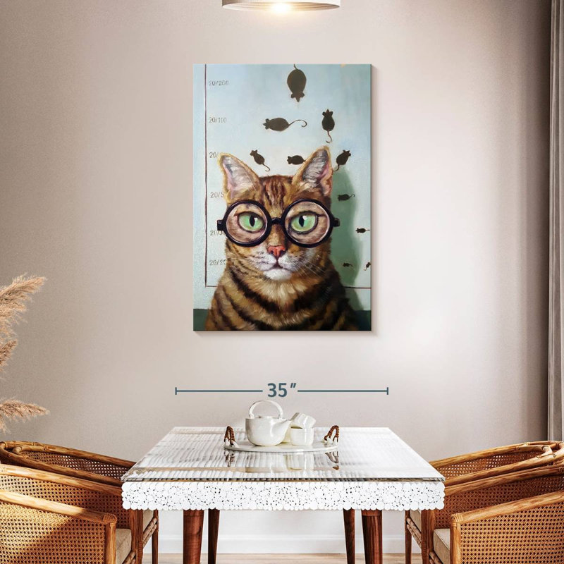 Examen des yeux Ketti Feline, H 45 po x l 30 po