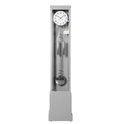 76.18 in. H Glass and Solid Wood Grandfather Clock