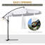 Parasol en porte-à-faux 104,4 po Hemion
