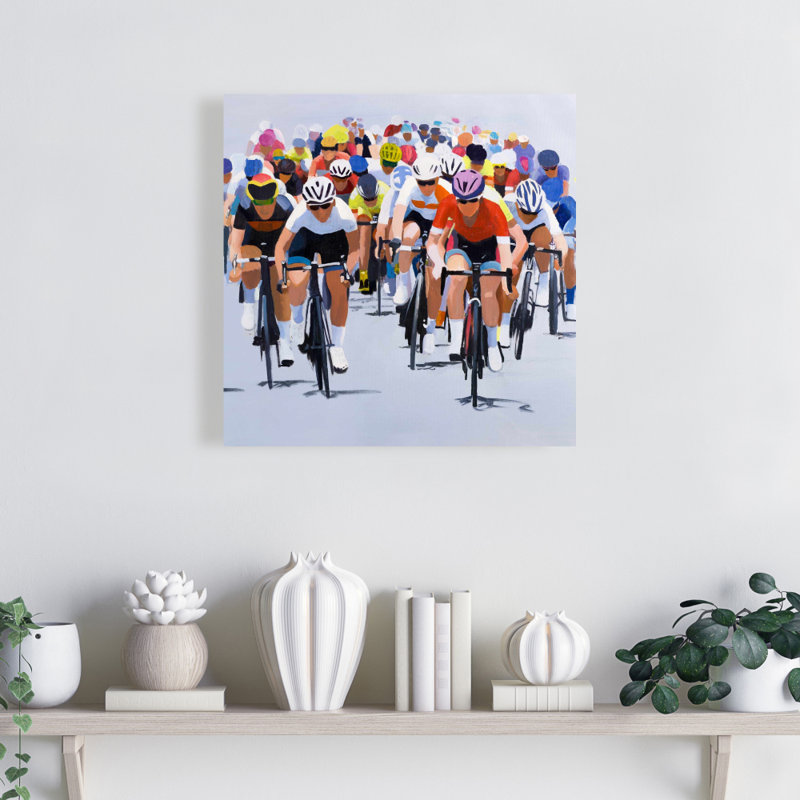 " Cycling Competition " Watercolor Print