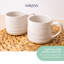 Mikasa Farmhouse Love Ceramic Mugs, 380ml, White
