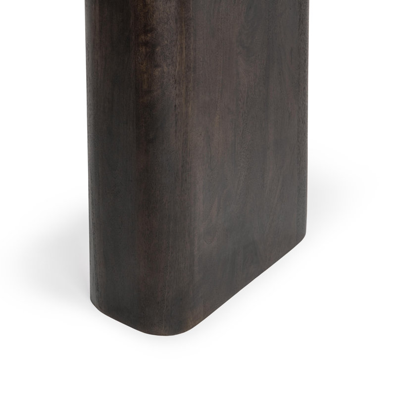 Chloe 68'' Solid Wood Console Table, Truffle Roast