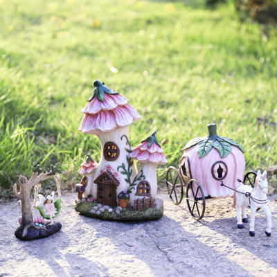 Dekevious Animals Water Resistant Plastic Garden Statue