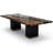 Walnut Solid Wood Base Dining Table-2077706523