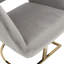 Chaise d'appoint rembourrée et capitonnée Alleen-1837035501