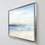 "Surf and Sand" by Chris Paschke Print on Canvas in a White Floater Frame-926578666-926578667