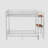 White full size bunk bed