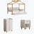 Solid Wood Piece Bedroom Set
