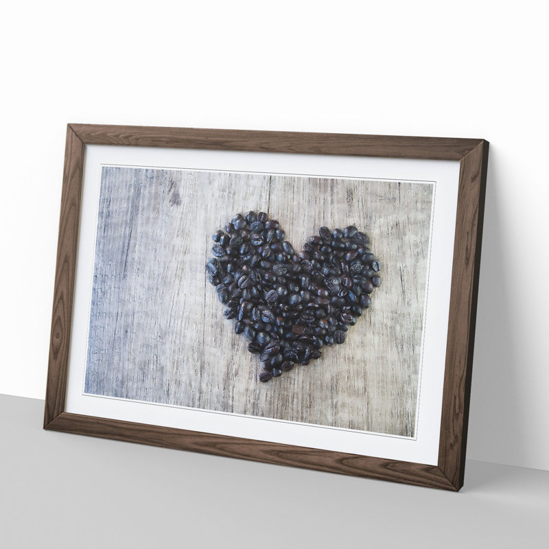 Coffee Beans Vol.1 - Framed Print, Walnut Framed, 27cm H x 36cm W x 2cm D