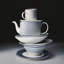 Gio Blue 9.9floz Mug Blue Line