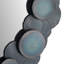 Kensey Round Iron Mirror