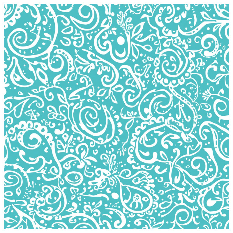 Couvertures Paisley Swirl, 50in W x 60in H