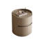 Bois massif moderne; similicuir
 Table de bout