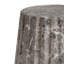 Table d'appoint d'extérieur sculptée Cleme, brun-1731269596
