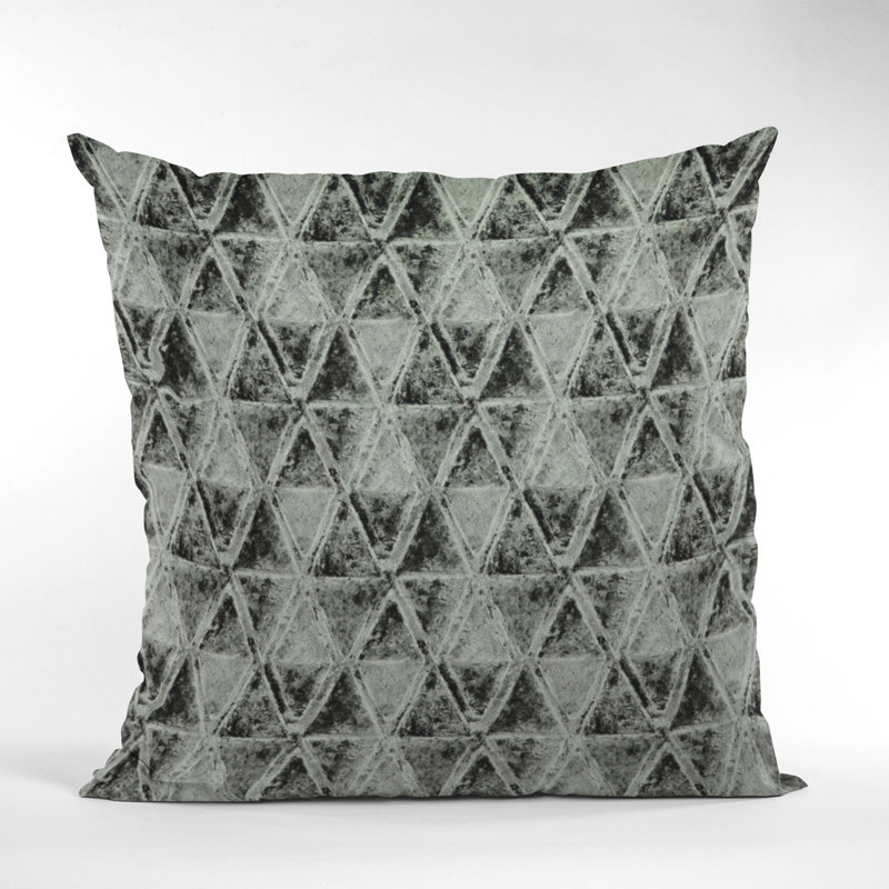 Coussin Plutus, 20 po x 26 po, Noir