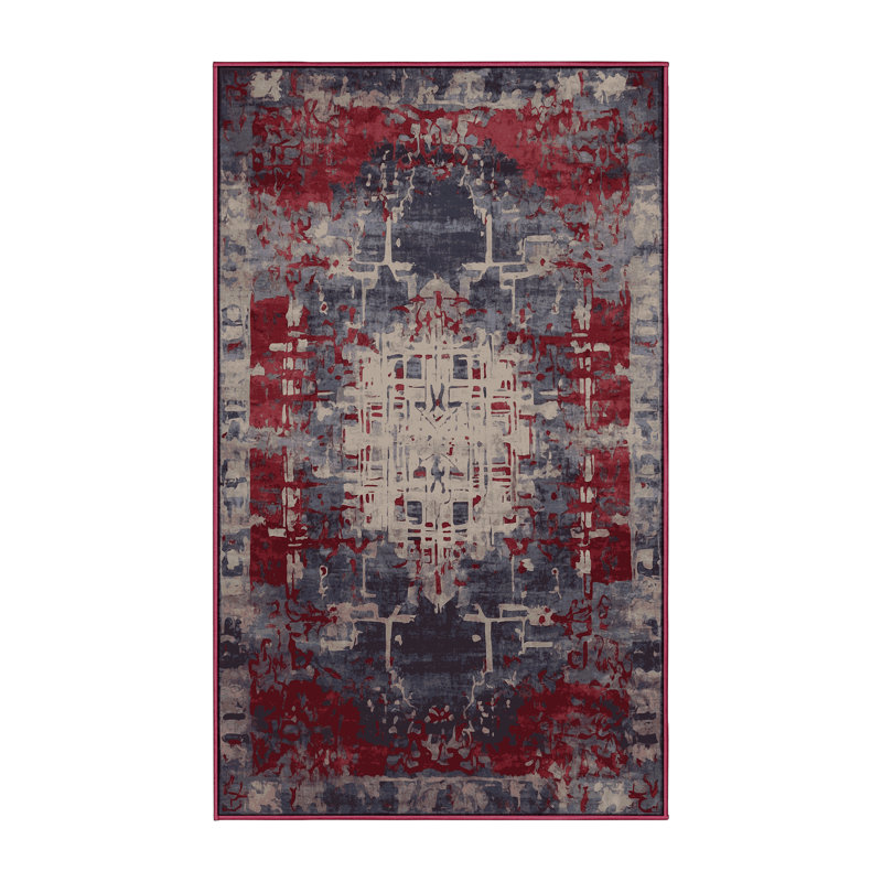 Tapis brun soyeux et moelleux, Rectangle 7 pi x 9 pi