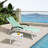 Herv Square Aluminum Outdoor Side Table-1542500677