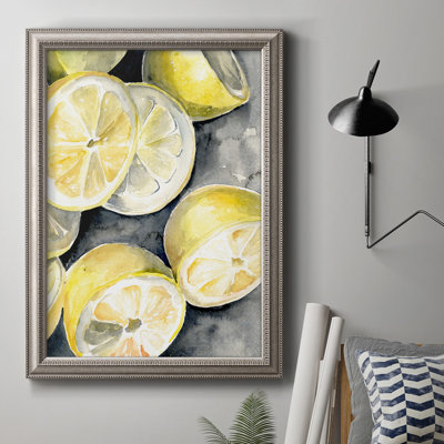 «Lemon Slices II», reproduction sur toile encadrée