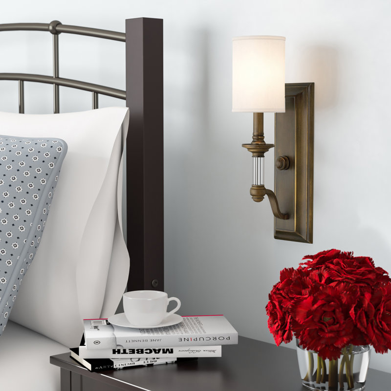 Sussex 1-Light Armed Sconce, English Bronze