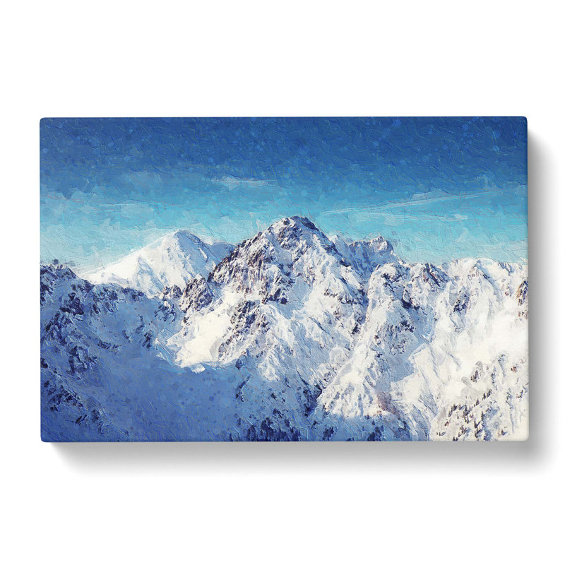 The Alps In Austria - Wrapped Canvas Painting, 50cm H x 76cm W x 3cm D