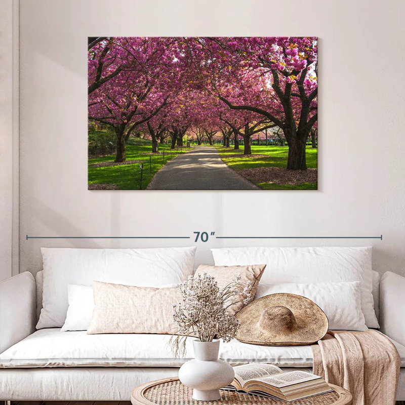Fleurs de cerisier Harnek Brooklyn Park, H 30 po x l 45 po