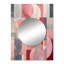 «Patiance Pink Transcendent Angles IV», miroir décoratif de formes abstraites, miroir mural moderne, impression d'art en métal-453126156