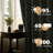 Blackout Floral Rod Pocket Curtains -807790120-807790123