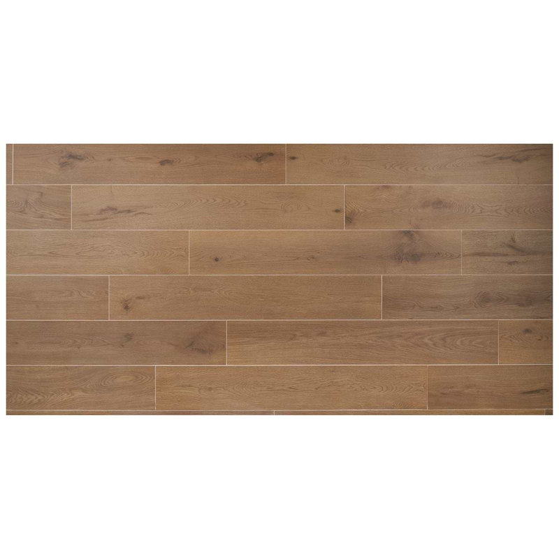 Oaktree Natural 8x48 Wood Look Matte Porcelain Tile, Browned Oak
