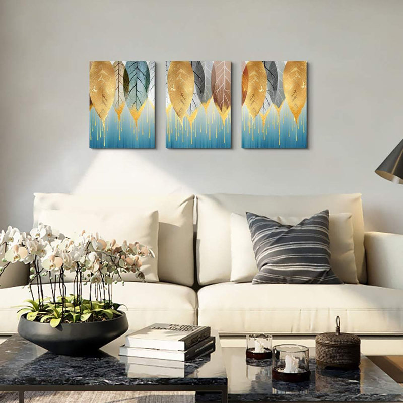 3 Piece Wrapped Canvas Print, 40 cm H x 30 cm W