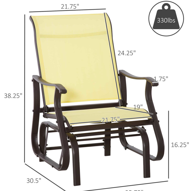 Chaise berçante de patio avec balançoire et balançoire de jardin arrière