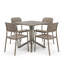 4 - Person Patio Dining Set with Square Table-1278886639
