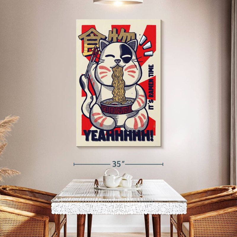 Yarlin It's Ramen Time, 51" H x 34" W