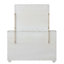 Commode 1 pièce à 6 tiroirs gris clair en acacia massif