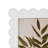 Photo Frame Resin Glass Scalloped Edge Polyresin Paper Accent Decorative Display Stand Casual Style Home Decor Classic Trim Detailing Vertical Horizontal Orientation Freestanding Lightweight Build
