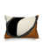Orange brûlé / noir / blanc cassé