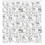 Ensemble de rideau de douche et crochets-44331486
