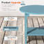 Table de bout ronde d'extérieur en plastique / résine Adirondack-114773184