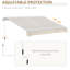 Auvent de patio rétractable polyvalent pour la protection et l'intimité de l'extérieur-128994341-128994342
