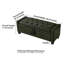 Banc de rangement rembourré en similicuir-1540107669