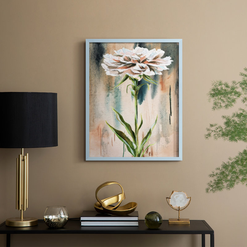 Reproduction encadrée Emerald Dream II - bois massif, H 11 po x l 9 po, Bleu