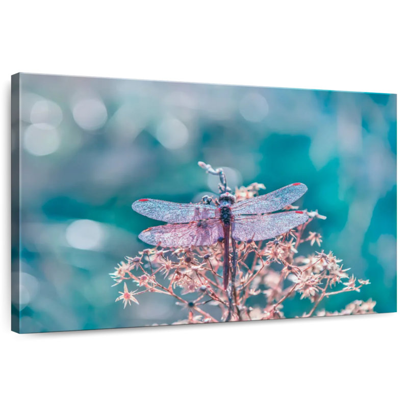 Brampt Sparkling Dragonfly, 8" H x 12" W