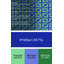 Tapis géométrique bleu / vert-65410617