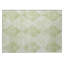 Tapis intérieur / extérieur géométrique lavable antidérapant 2 pi x 3 pi vert menthe
