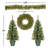 Potted 3' Pre-Lit Spruce Tree