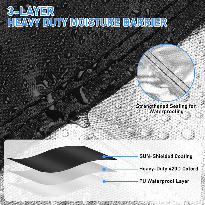 Waterproof Outdoor Swing Cover, Windproof & Sun-Protect Patio Hanging Chair Shield, Heavy-Duty Weatherproof Series 1