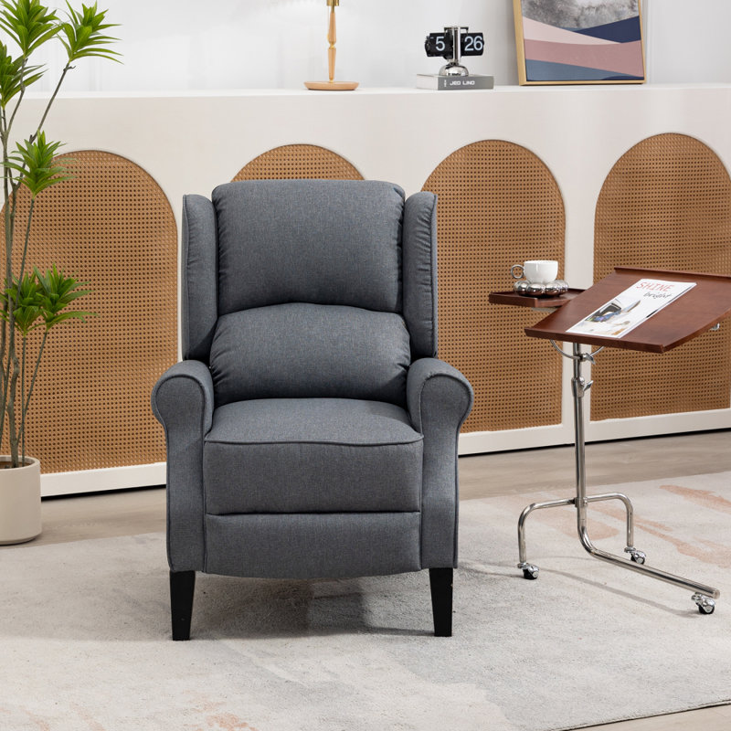 Fauteuil rembourré confortable moderne de loisirs / fauteuil inclinable pour le salon