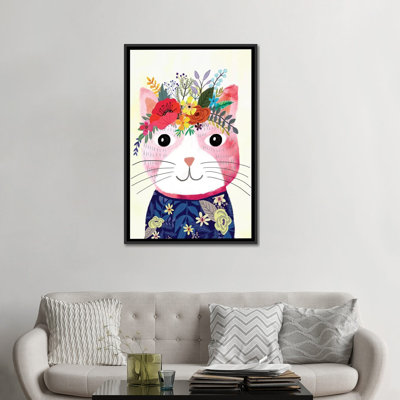 «Mafi The Cat» par Mia Charro - reproduction d'art sur toile tendue