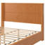 Structure de lit plateforme en bois massif avec tête de lit, aucun sommier nécessaire, lit sur pied, assemblage facile, très grand lit, naturel-130188585-130188583