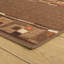Bainbridge Island Looped/Hooked Dark Brown Indoor Rug-40860036